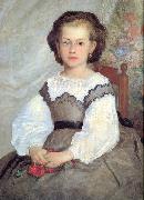 Pierre-Auguste Renoir Mademoiselle Romaine Lancaux Spain oil painting artist